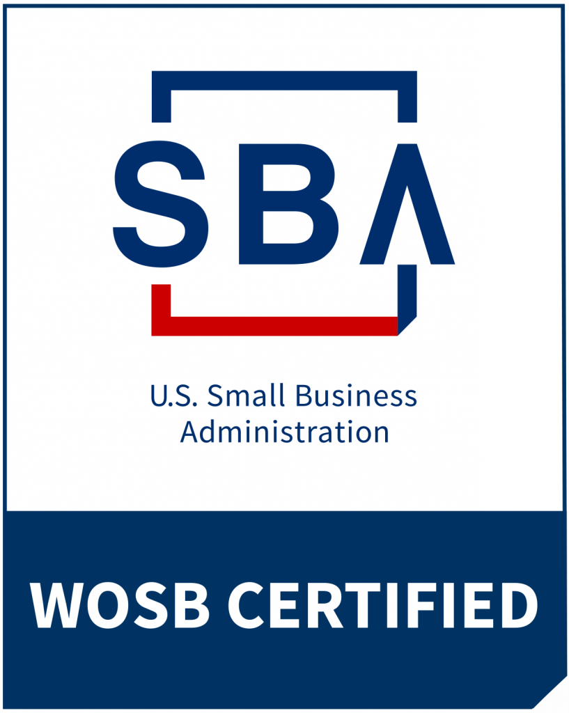 Woman owned Small Business Certified