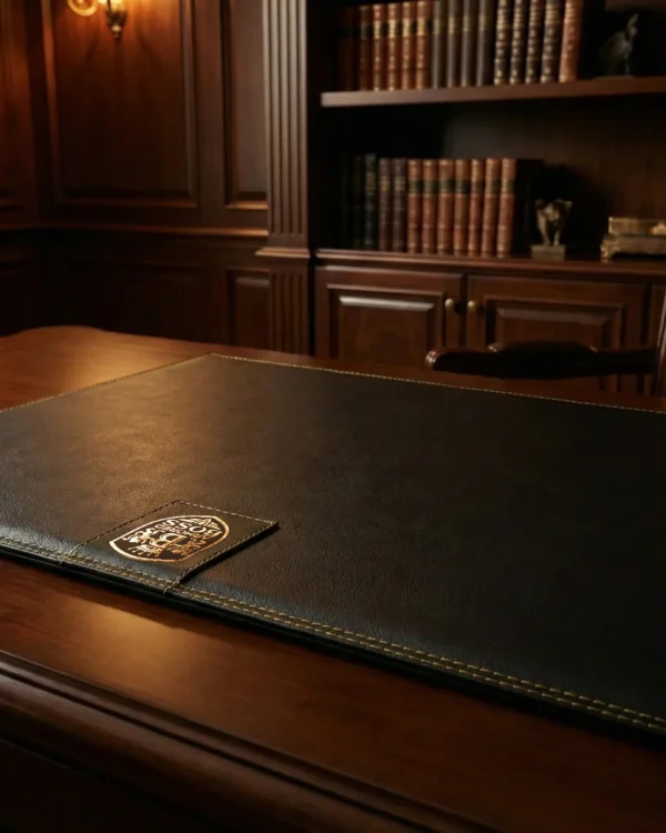 Rigid multifunctional Personal bulletproof desk pad and portable armored shield for home and workplace use.